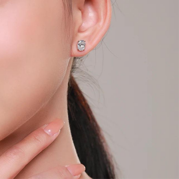 Ornelia Ohrringe Studs 925 Silber Zirkon