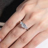 Diamanten Ring aus Moissanite Karat 