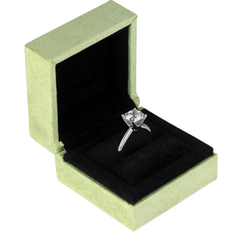 Polona Ring 925 Silber Zirkon 9*9mm Cushion Cut