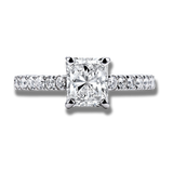 Luana Ring 925 Silber 1.5ct Moissanite