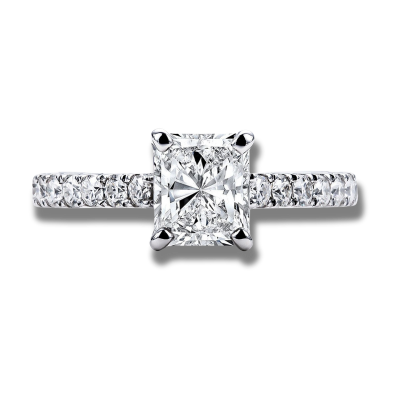 Luana Ring 925 Silber 1.5ct Moissanite