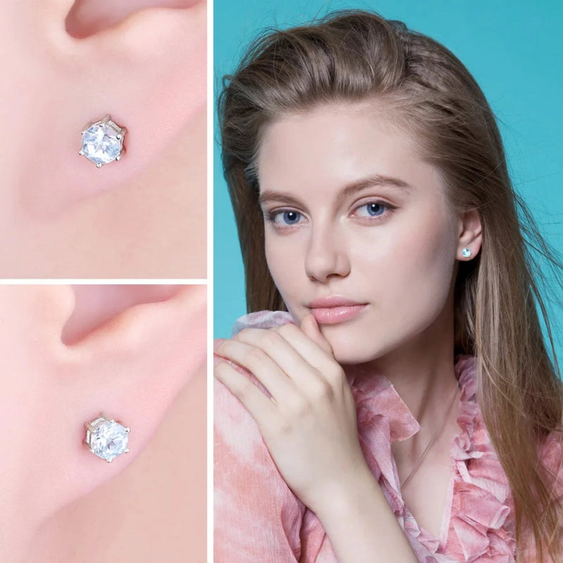 Sarah Ohrringe Studs 925 Silber Zirkon