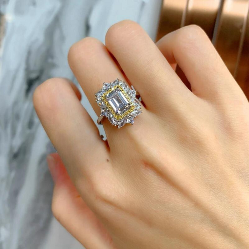 Sonia 925 Silber 2ct Moissanite