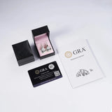 Lura Ohrringe mit GRA-Zertifikat in einer luxuriösen Geschenkbox – ideal für besondere Geschenke Verpackung 