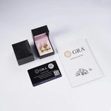 Lura Ohrringe mit GRA-Zertifikat in einer luxuriösen Geschenkbox – ideal für besondere Geschenke in der Verpackung 