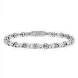 Moissanite Armband Silber  x