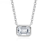 Lydia Halskette 925 Silber 1ct Moissanite