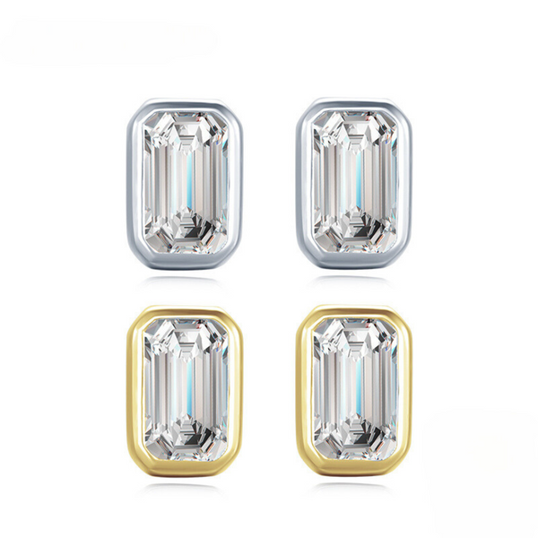 Monia Ohrringe Studs 925 Silber Zirkon