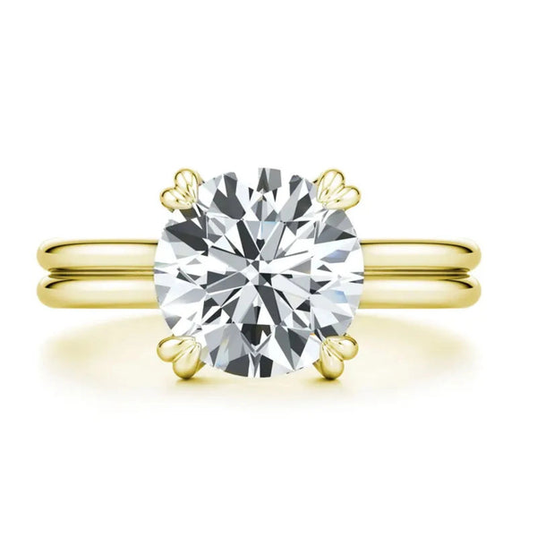 moissanite ring 2ct 