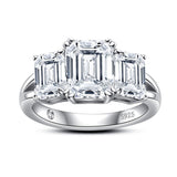 Lene Ring 925 Silber 5ct Moissanite