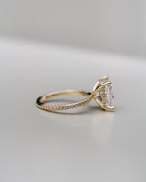 London Verlobungsring Echtgold 6ct Moissanite Konfigurator