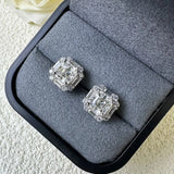 Moissanite Studs Ohrringe 2ct günstige Alternative zum Diamanten