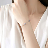 Nisirine Armband 925 Silber Zirkon Roségold