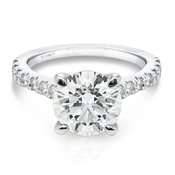 Kathi Ring 925 Silber 3ct Moissanite