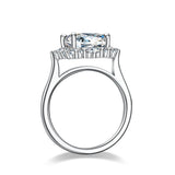 Alva Ring 925 Silber 4ct Moissanite