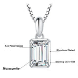 Lana Anhänger 925 Silber 1ct Moissanite