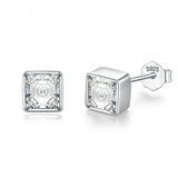 Moissanite Studs Ohrringe 2ct günstige Alternative zum Diamanten