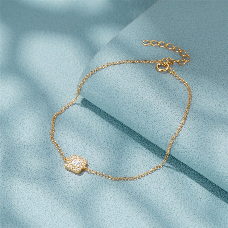 Hella Armband 925 Silber Zirkon Vergoldet