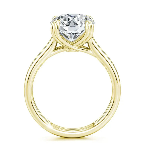 Destiny Ring 925 Silber 5 Ct Moissanite Vergoldet