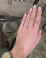 Marquise Ring Nahaufnahme Moissanite 