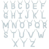 Anouk Buchstaben-Halskette mit Initialen 925 Silber Moissanite